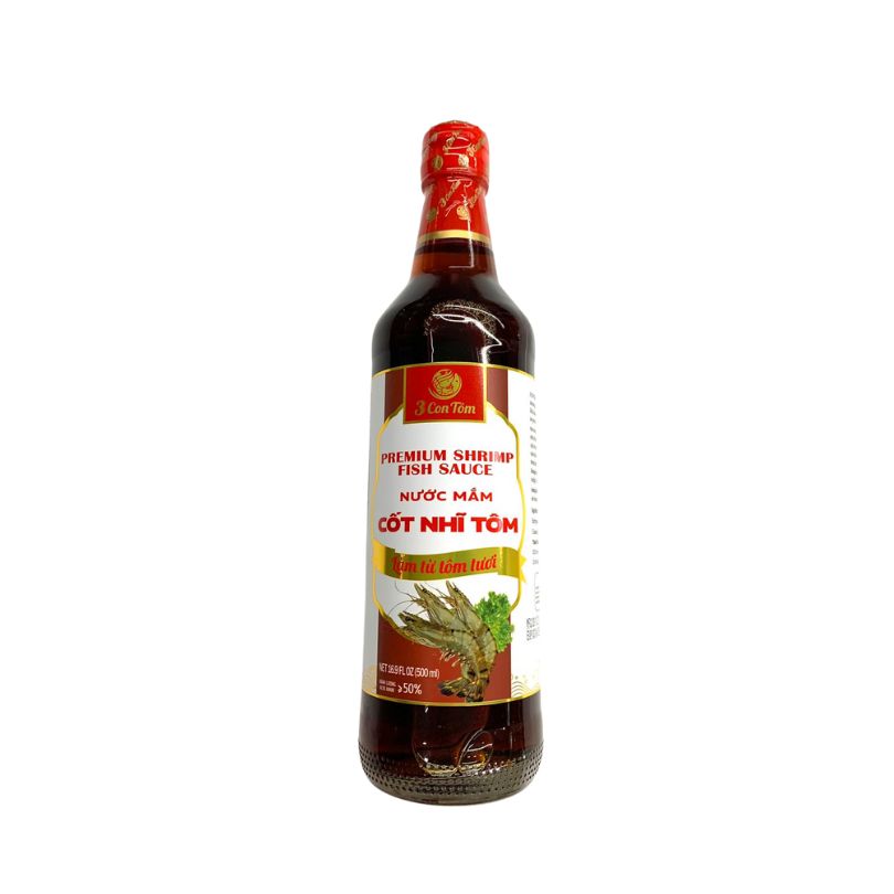 Premium Shrimp Fish Sauce 500ml (Nuoc Mam Cot Nhi Tom)