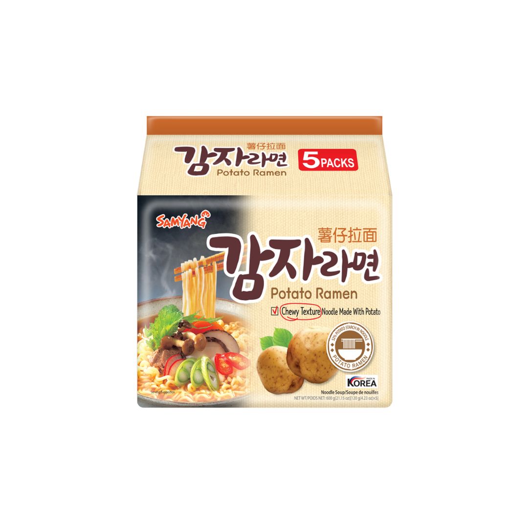 Samyang Potato Ramen 5 packs of 120g (Mi Goi)