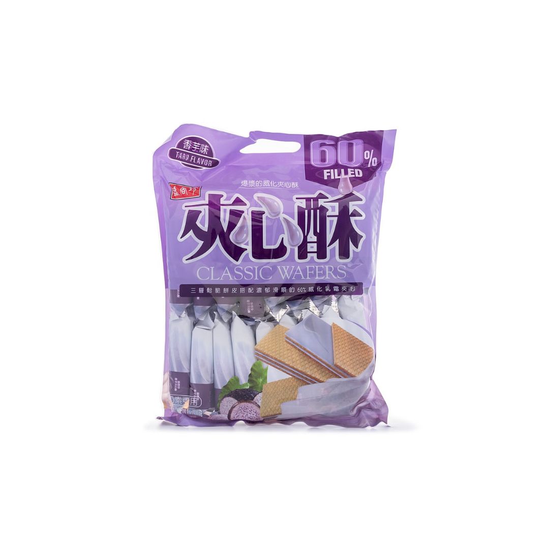 Triko Taro Cream Filled Wafers 175g (Banh Ngot)