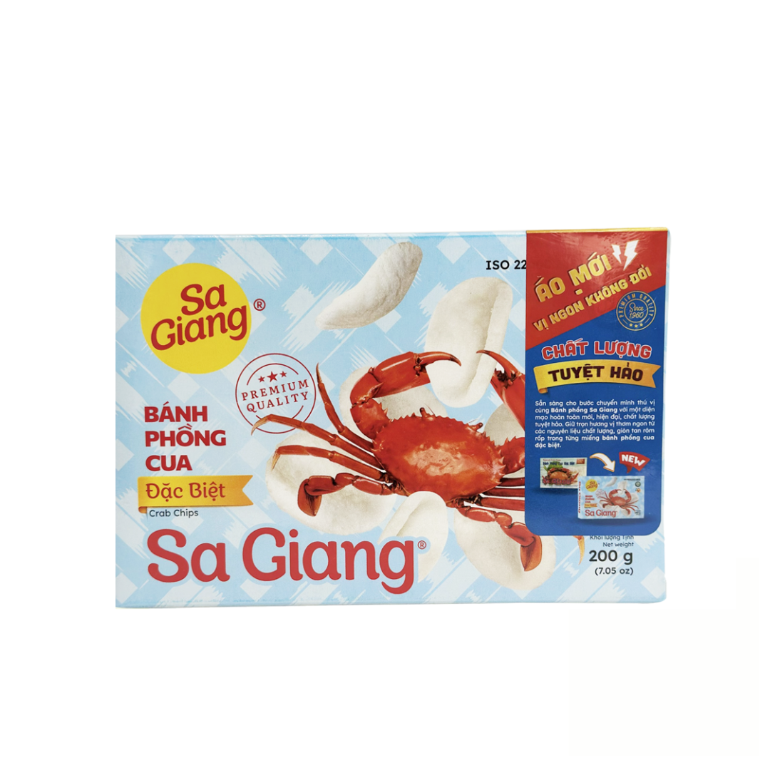 Banh Phong Sa Giang Crab Cracker 200g