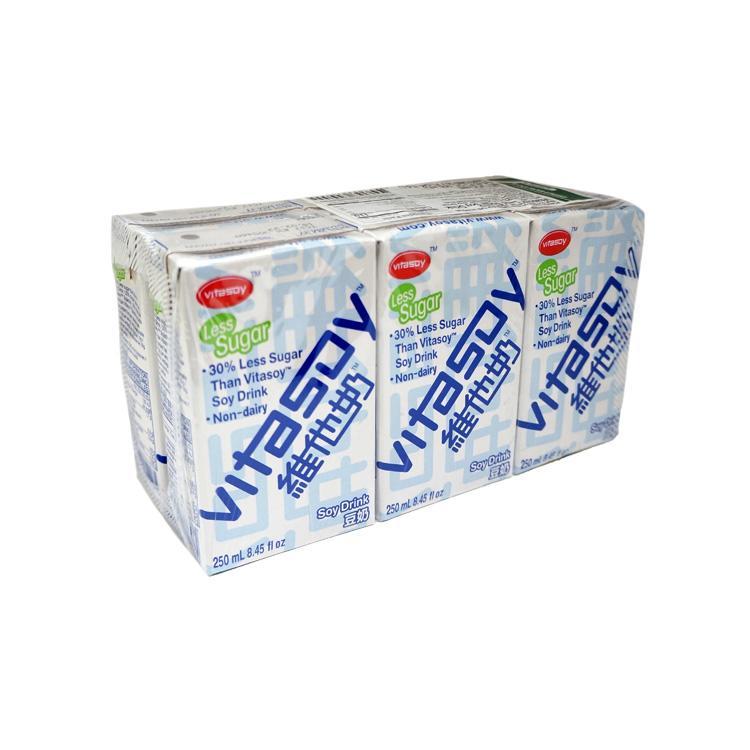 Vitasoy Soy Drink Less Sugar 250mlx6 Packs (Sua Dau Nanh)