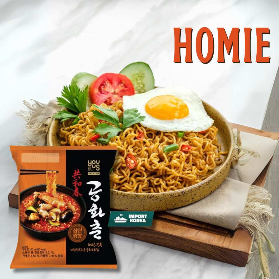 YouUs Gonghwachun Spicy Seafood Jjambbong 120g (Mi An Lien)