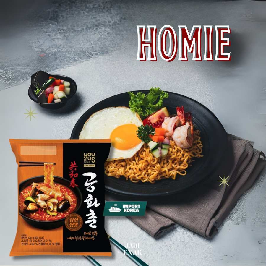 YouUs Gonghwachun Spicy Seafood Jjambbong 120g (Mi An Lien)