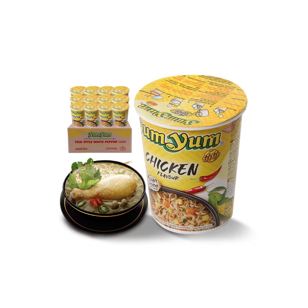 Yumyum Noodle Cup Chicken 70g (Mi Ly)