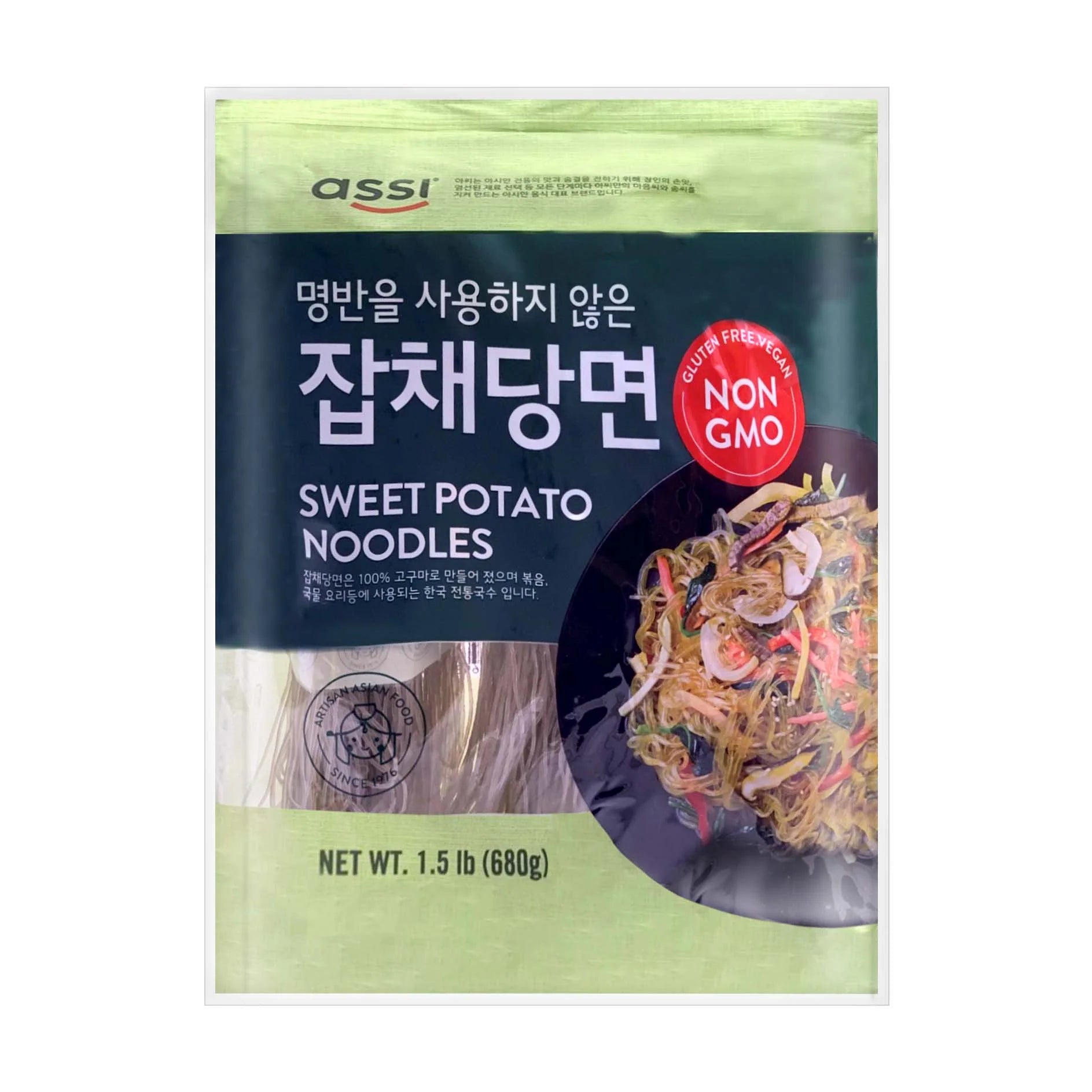 Assi Sweet Potato Noodles (Chapchae Damgyun) 680G (Mi Khoai Lang)