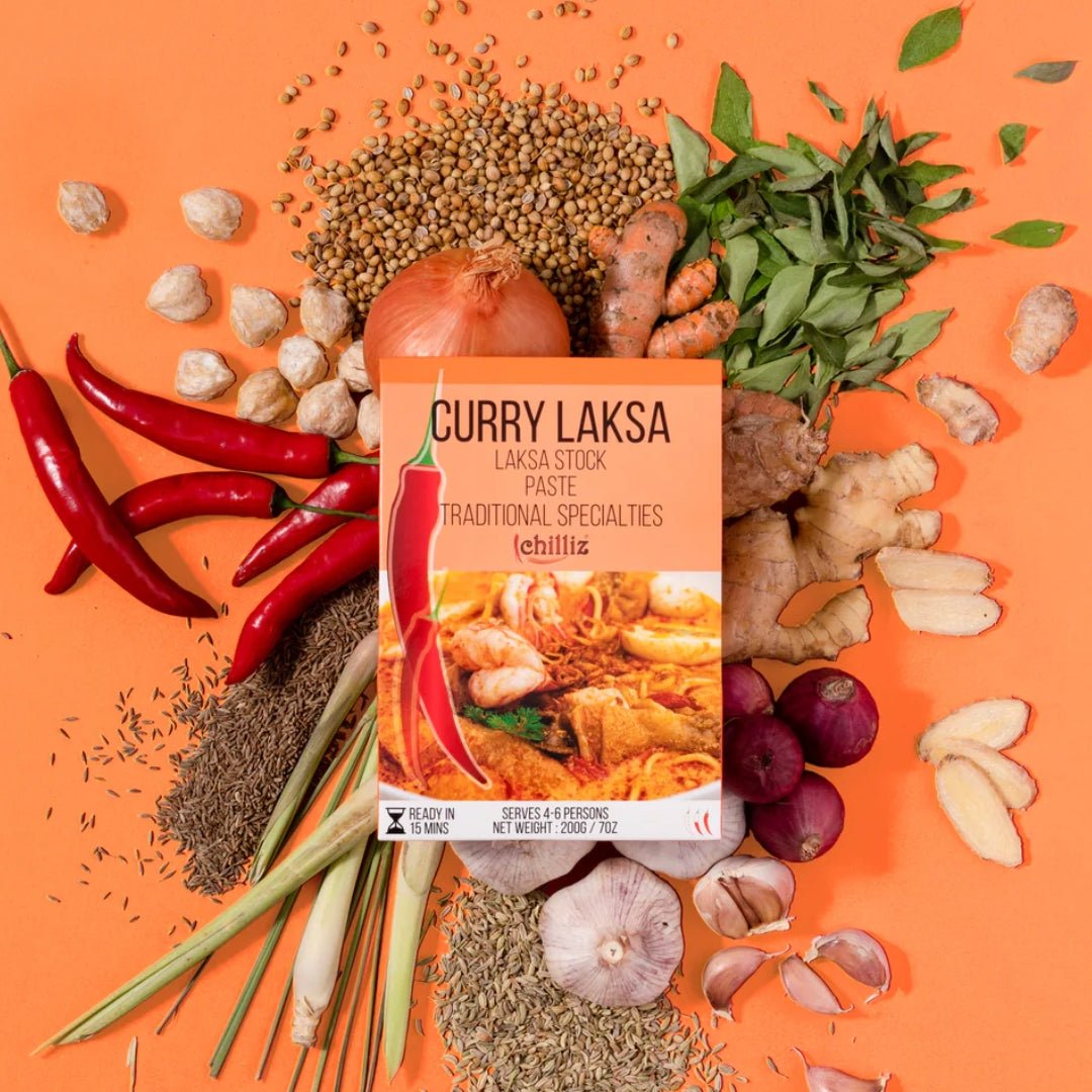 Chiliz Curry Laksa Paste 200g (Gia Vi Nau Laksa) - Homie Asian Supermarket & Grocery OnlineSauces and Seasoning