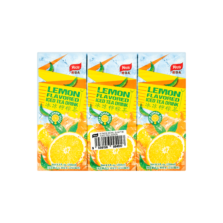 Yeos Iced Lemon Tea Drink 6Pk 250ml (Tra Chanh)