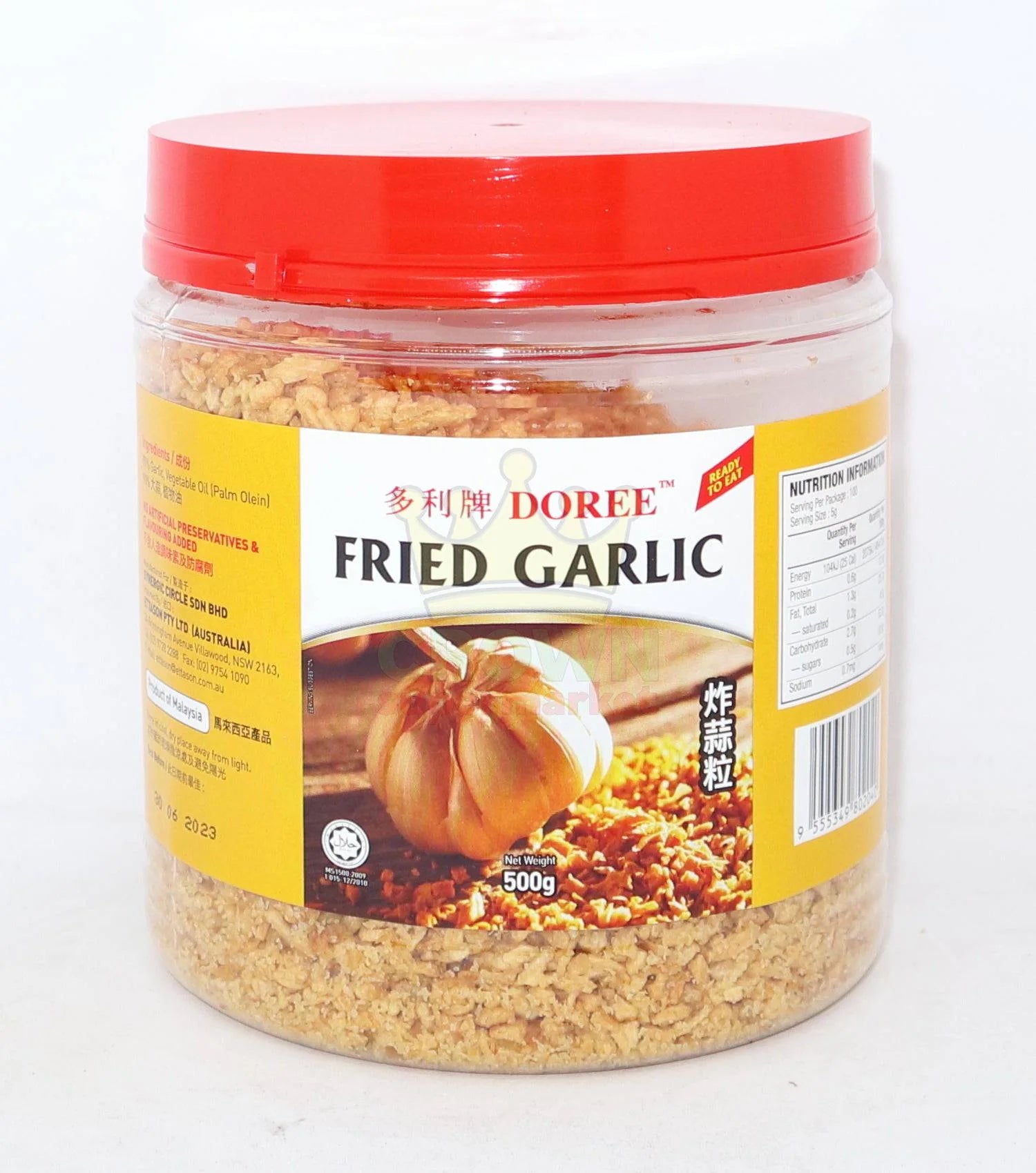 Doree Fried Garlic Jar 500g (Toi Phi)