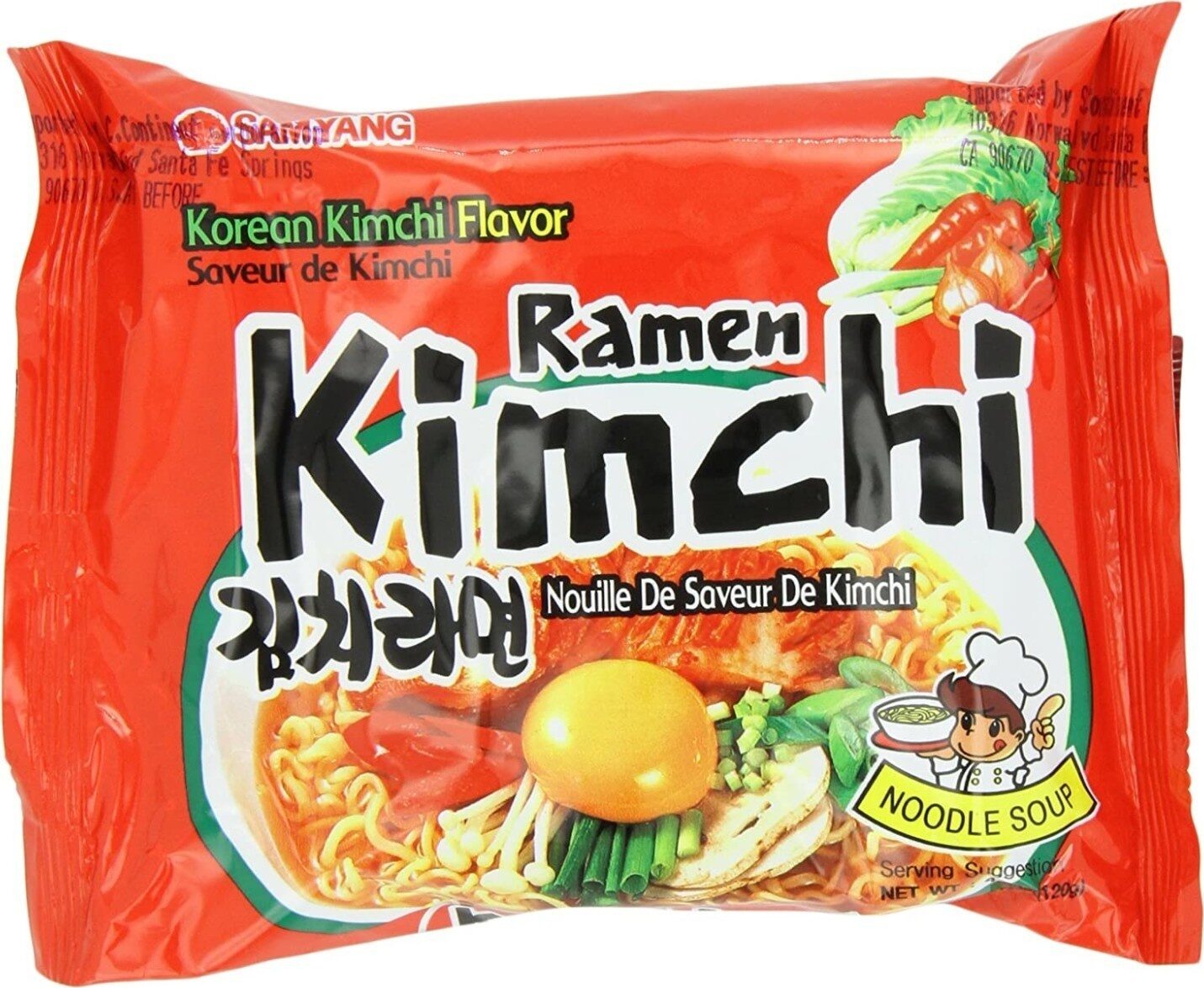 Samyang Kimchi Ramen 5 packs of 120g