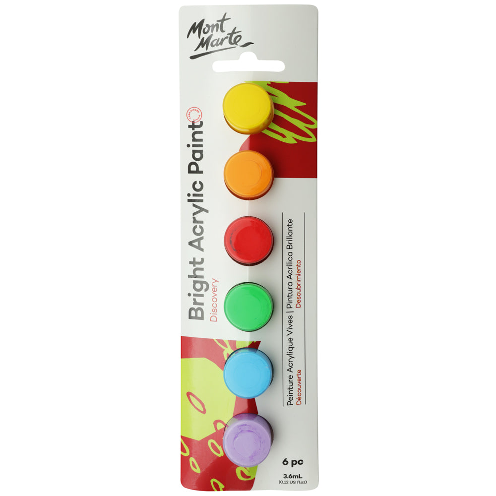 Mont Marte Bright Paints 6pc x 3.6ml