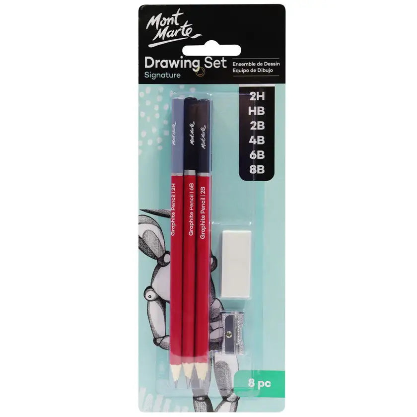 Mont Marte Drawing Set Signature Series 8PC