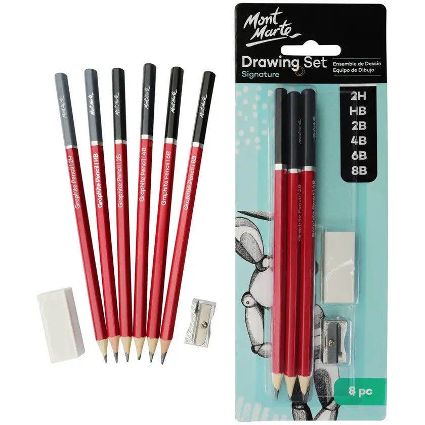 Mont Marte Drawing Set Signature Series 8PC