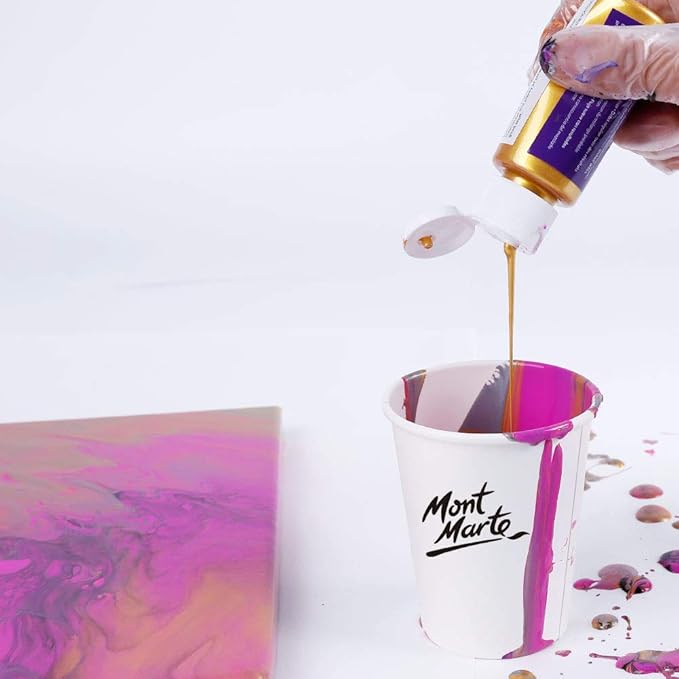 Mont Marte Pouring Acrylic 60ml 4pc - Cosmic