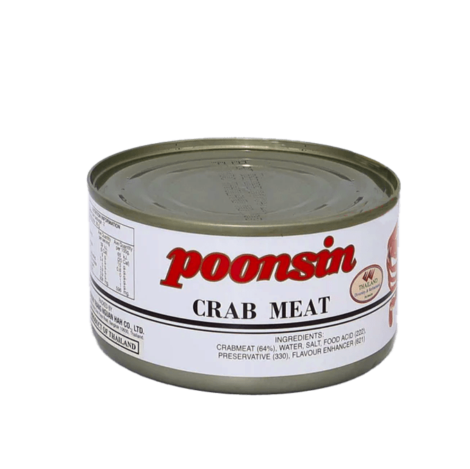 Poonsin Crab Meat In Brine 170g (thit cua hop) - Homie Asian Supermarket & Grocery OnlineCanned Food