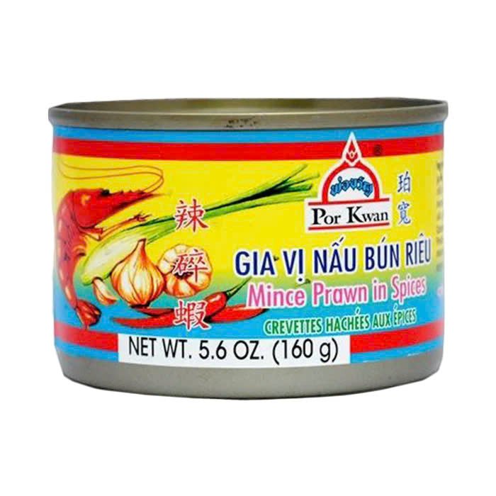 Porkwan Mince Prawn In Spice 160g (Gia vi nau bun rieu) - Homie Asian Supermarket & Grocery OnlineCanned Food