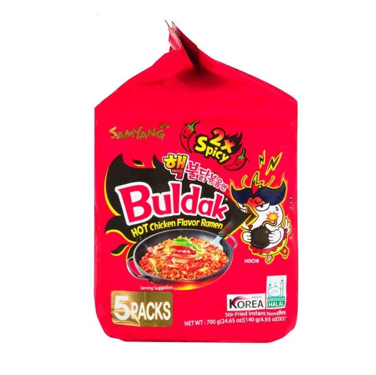 Samyang Buldak 2xHot Chicken Ramen (5Packs) - Homie Mart Asian GroceriesInstant Noodles