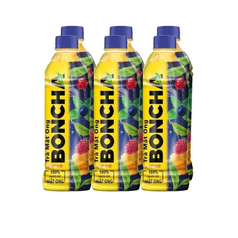 Boncha Vi Viet Quat Blue Berry Flavour 450ml X6 bottles (Tra)