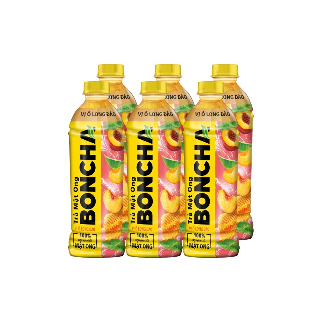 Boncha Vi O Long Dao Peach Flavour 450ml X6 bottles (Tra)