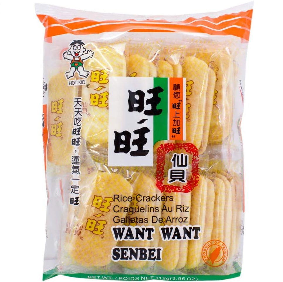 Hot Kids Rice Snacks Want Want Senbei 112g