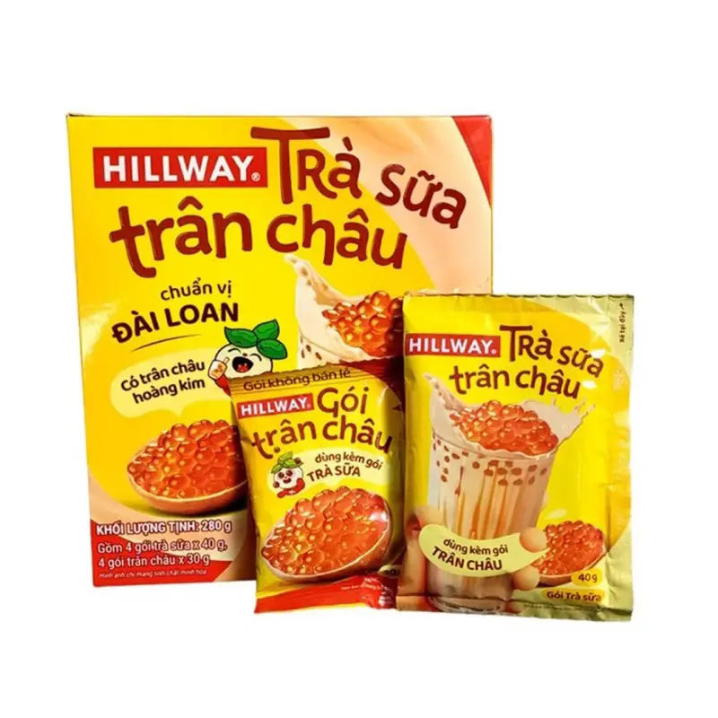 Hillway Milk Tea 280g Pha 4 Ly (Tra Sua Tran Chau)